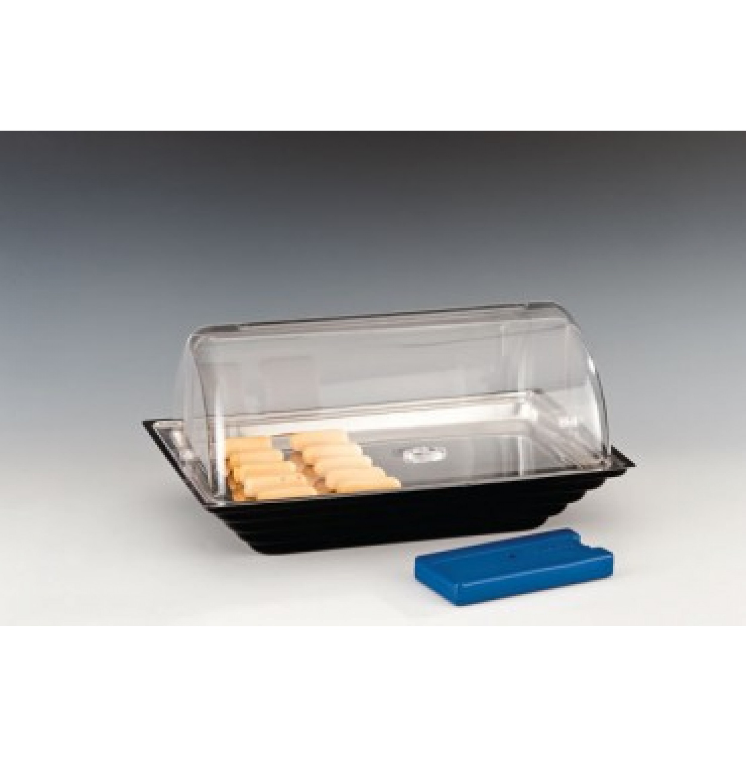 POLYCARBONAT ROLLTOP KAPAKLI SOĞUTUCULU TEŞHİR 43,5 X 28,5 X H: 23 Cm